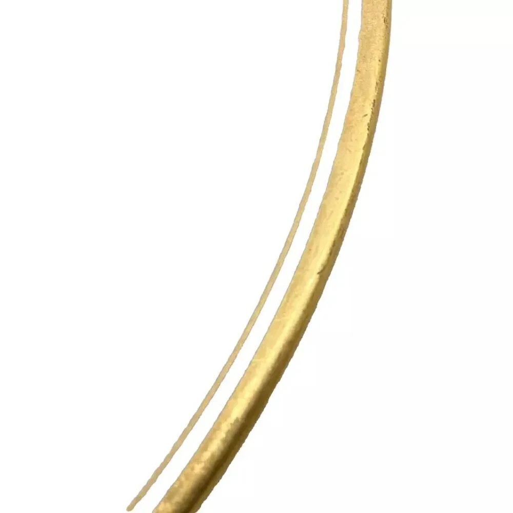 Haviland Limoges France Luncheon Plate Coupe H1415 White/Gold Trim & Inner Ring
